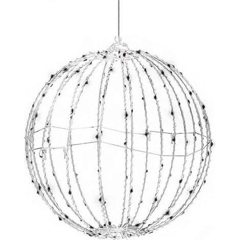 Guirlandes lumineuses sphériques LED de Noël. boules lumineuses. compatibles avec les fêtes en extérieur. les arbres et les décorations. (1/4)