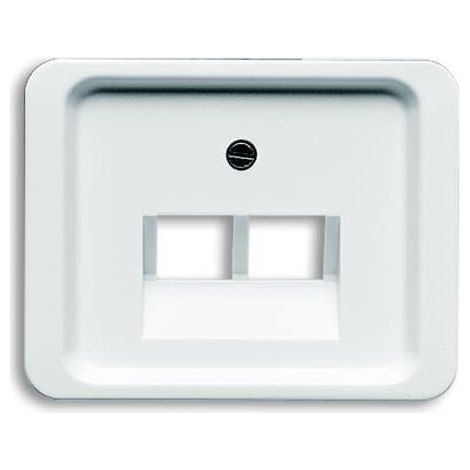Enjo Double Rj45 Alpha Blanc Studio 2CKA001710A2033 ABB 580681