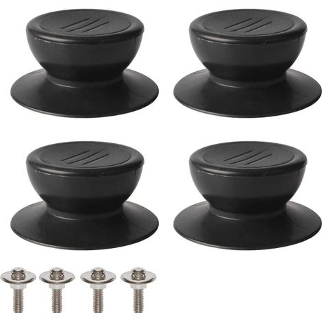 st Lock Knopp, Universal Kökslock Replacement Knop, Glas Lock Handtag, Glas Lock Handtag - Svart (1/5)