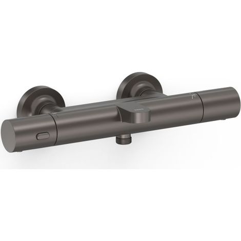 Robinet thermostatique mural pour baignoire et douche Over-wall Graphite - TRES 19017402GR