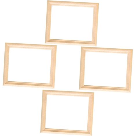 Stück Bilderrahmen für Puppenhäuser DIY Fotorahmen für Mini
