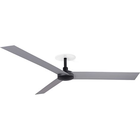 CRUISER RECESSED XL Gleichstrom-Ventilator Schwarz/Aluminium