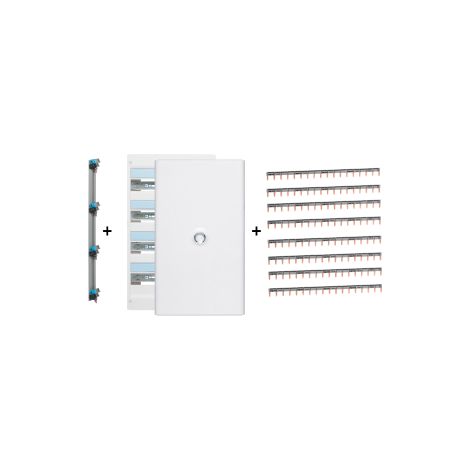 Legrand - DRIVIA - Coffret 4x18 + Peigne V et H + Porte - Ref. : 401224+404928x8+405002+401234 (1/3)