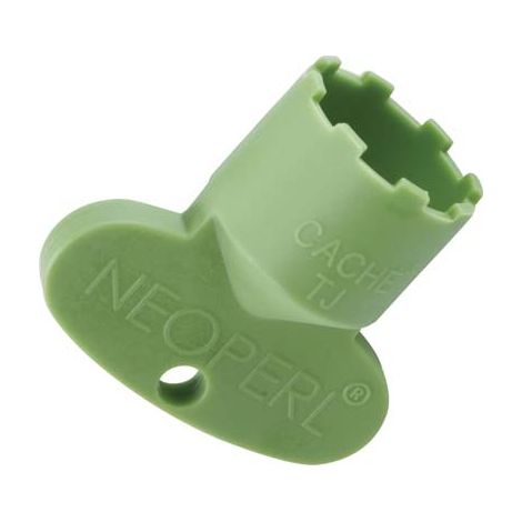 CHIAVE AERATORE CACHE HONEYCOMB TJ NEOPERL - PLASTICA VERDE M18.5X1- 10 pezzi