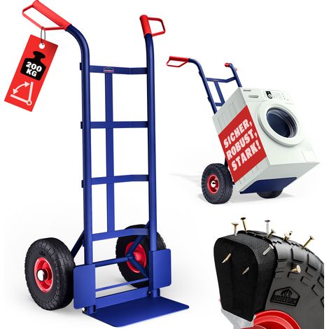Carrello portapacchi pieghevole blu 200kg