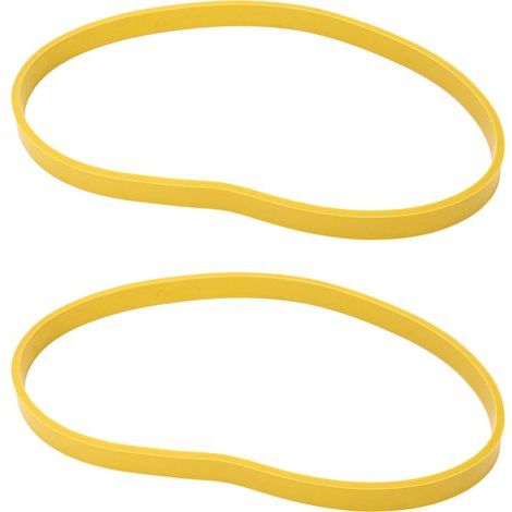 2 pneus pour scie à ruban, pneus en caoutchouc antidérapants pour le travail du bois, remplacement pour roue de scie à ruban de 8 pouces, jaunes