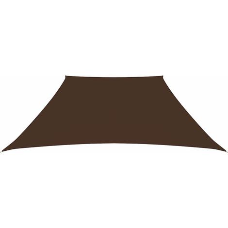 Maison Exclusive - Voile de parasol Tissu Oxford trapèze 2/4x3 m Marron (1/5)