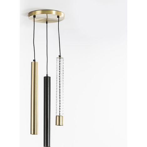 Decke 26x5x50/135 (3 Röhrchen) Glas/Bronze/Black Metall -Promotionen/Beleuchtung für alle Stile, um dem Haus eine Note zu verleihen