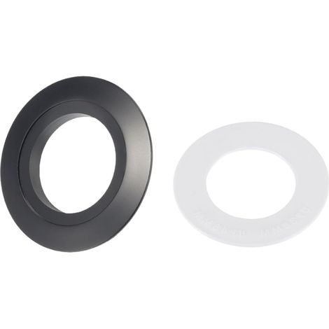 Toilet Press Button Adaptateur Plaque, Pp, Noir (1/5)