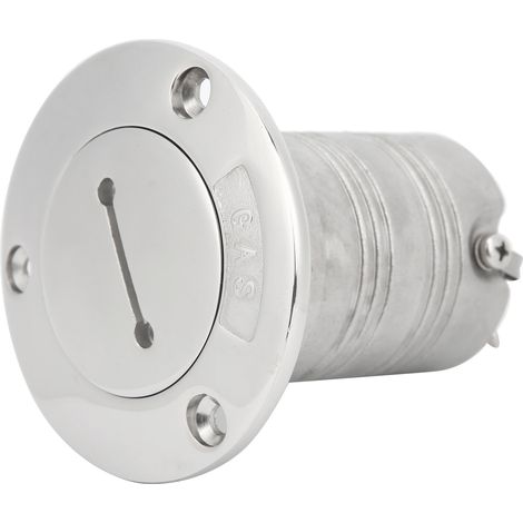 Entonnoir de pont en acier inoxydable pour remplissage d'eau et d'huile, couvercle de réservoir de carburant pour bateau, 50 mm (1/5)