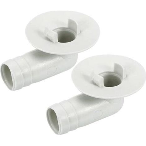 2 Pièces Universel D'échappement De Climatiseur D Unité Extérieure Bec Connecteur, Fenêtre Adaptateur De Vidange D'eau De Condensation Raccord Coudé De Climatiseur De (1/5)