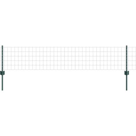 Maison Exclusive - Eurozaun mit Pfosten 10 x 0,4 m PVC-beschichte (1/5)