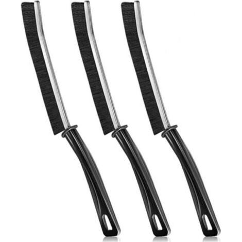 Brosse de Nettoyage des Interstices,3 PCS Brosse de Nettoyage des Crevasses Brosse de Nettoyage à Poils Durs Brosse Joint Carrelage pour Salle de Bain Cuisine Fenêtres (1/4)
