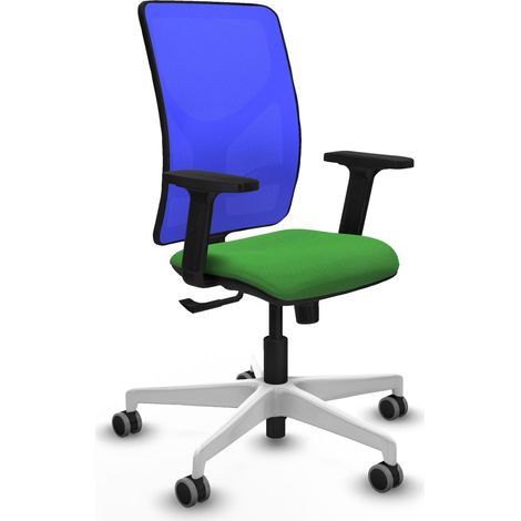 Chaise piqueras y crespo Motilla noir accoudoirs ajustables soutien lombaire (1/2)