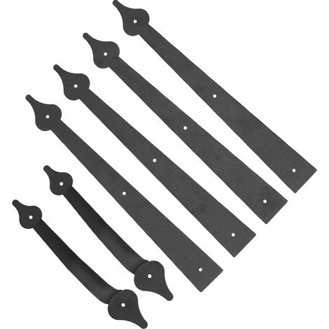 Poignée de Porte de Garage Style Américain en Fer Forgé, Décoration et Quincaillerie pour Portes de Garage (1/5)