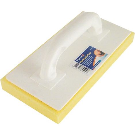 Vitrex Tile Wash Float with Heavy-Duty Foam Sponge, 280 x 140mm Sponge, 284 x 103 x 142mm Tool (1/3)