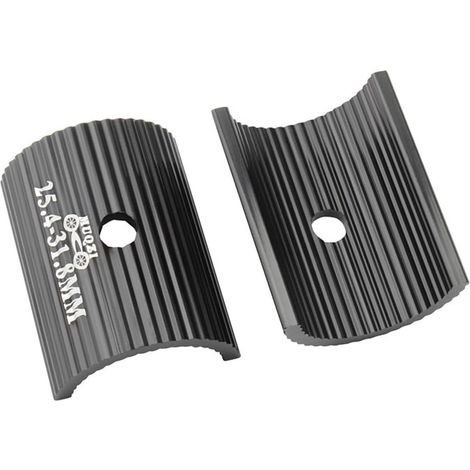 Entretoise de Guidon Vélo, Adaptateur Universel de Potence, Rondelles en Aluminium, Réducteur de Diamètre de Guidon (25,4 à 31,8 mm) (1/5)