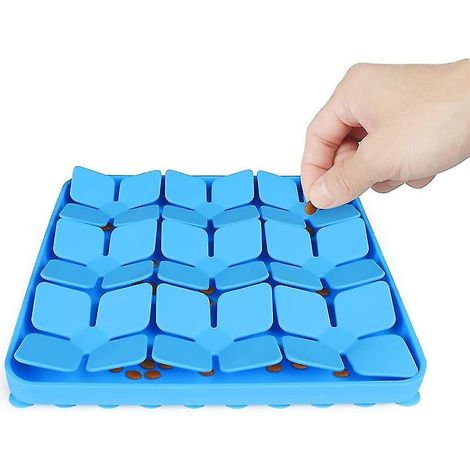 Tapis de détection de odeurs pour chien, tapis d'entraînement olfactif, tapis d'alimentation interactif pour animaux de compagnie, tapis d'alimentation anti-ennui (1/4)
