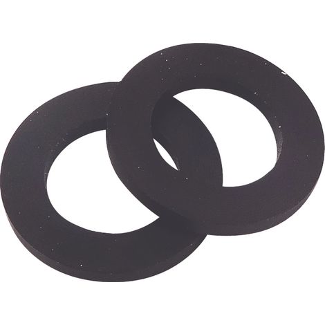 2 joints noirs pour écrou de bouteille BUTANE / PROPANE (1/2)