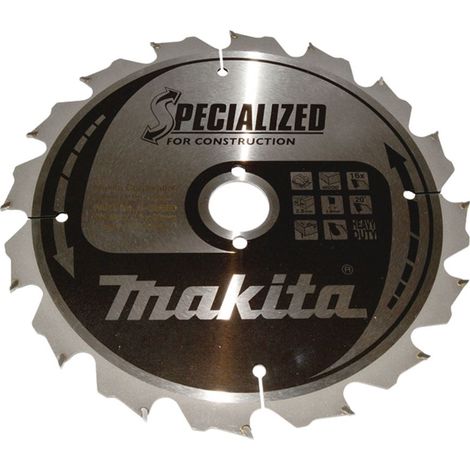 B-33560 Disco HM per sega circolare, Specializzato T.C.T, 235 x 30 mm, 16 Denti
