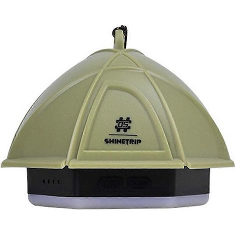 Tragbare Campinglampe für den Außenbereich, USB-wiederaufladbar, kompakte Handlampe, kabellos, stufenlos dimmbar