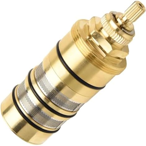 Cartouche thermostatique de douche en laiton, pour kit de remplacement de cartouche thermostatique de contrôle de température fiable 130156 3/4" (1/5)