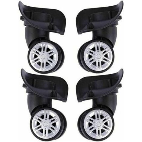 Roues de rechange universelles pour bagages : ensemble de roues pivotantes gauche et droite pour valise de voyage, accessoires de réparation. (1/5)