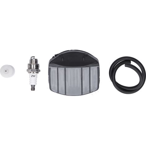Kit d'Entretien pour Tronçonneuse : Filtre à Air, Filtre à Carburant, Durite et Bougie pour Husqvarna 357/357XP/359 en Plastique et Silicone (4 Pièces) (1/5)