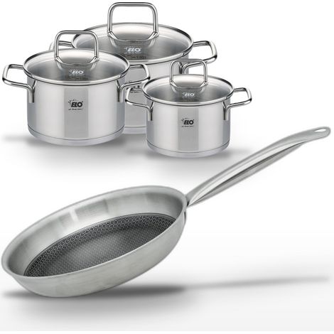 Lot de 3 Faitouts Elo Relief Solution et Poêle 28 cm (1/5)