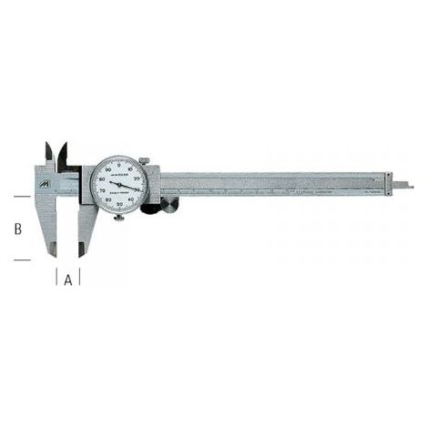 Metrica 10023 Calibro a Quadrante, 0-150 mm 1/100 (1/3)