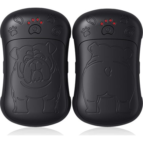 Rechargeable hand warmers, 2-pack, strong magnetic attraction, USB interface, suitable for camping, golf, hunting and travel, black.