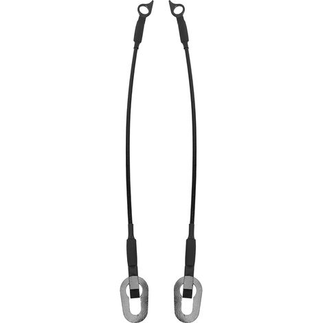 Pair of Tailgate Support Cables, High Strength Metal Tailgate Lift Strap Replacement Cables for Full Size Vans (1/5)
