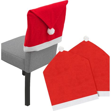 Christmas Chair Covers 2 pcs Santa's Hat (1/5)