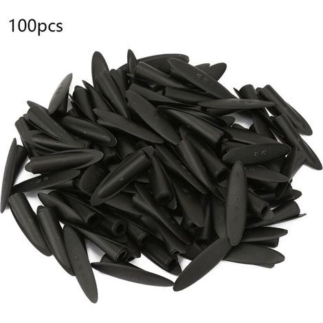 100 chevilles en bois de 9,5 mm pour gabarit de perçage de poche, accessoires pour outils de travail (noir) (1/5)