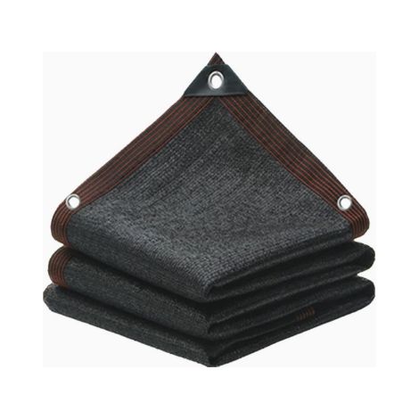 Filet d’ombrage noir renforcé 2 x 4 m maille serrée anti‑chaleur protection solaire extérieur balcon jardin camping (1/3)