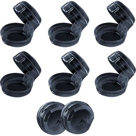 Cache Boutons de Cuisinière à Gaz 8 Pièces Protecteur de Boutons de Four Couverture de Bouton Couvre Boutons de Cuisinière Couverture de Bouton Four Protections pour Cuisinière à Gaz (1/5)