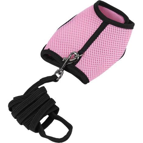 2-Piece Harness Set, Nylon Leash with Airbag, Built-in Bell, for Small Animals (1/3)