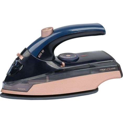 Mini fer à repasser de voyage 800W Proficare PC-DB3125-Bleu-Rose
