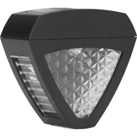 Applique murale solaire LED à lumière douce et chaude, longue autonomie, IP44, idéale pour la maison, la cour, la pelouse et le jardin. (1/5)