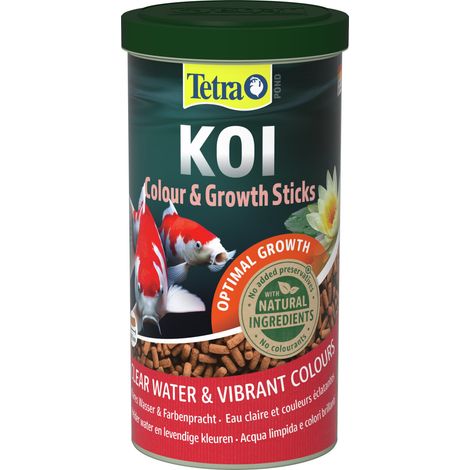 Tetra Pond Koi Sticks Colour & Growth 1 L Fischfutter (1/2)