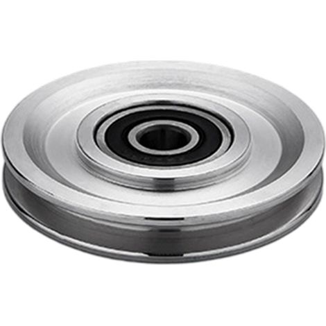 Poulie de rechange pour appareils de fitness, en alliage d'aluminium résistant à l'usure, usinée CNC, diamètre intérieur de 10 mm, pour accessoires de musculation à domicile (70 mm). (1/5)