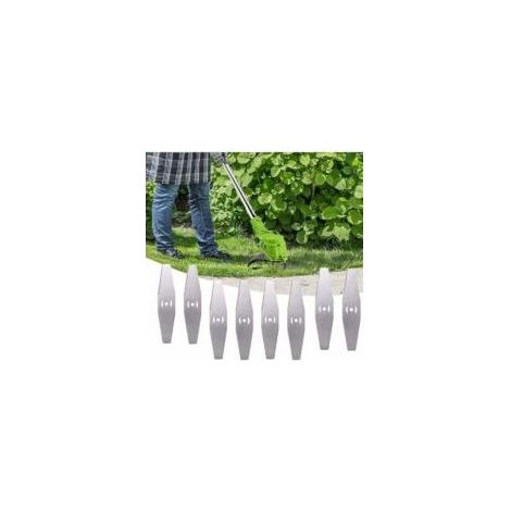 Coupe Bordure Lame De Rechange, 24V Coupe Bordure sans Fil avec Batterie Lame en Métal, Debroussailleuse Electrique Accessoires, pour Coupe Bordure sans Fil Garniture De Jardin,Metal Blade