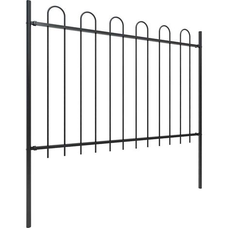 Maison Exclusive - Gartenzaun  Stahl  Robust  Modern