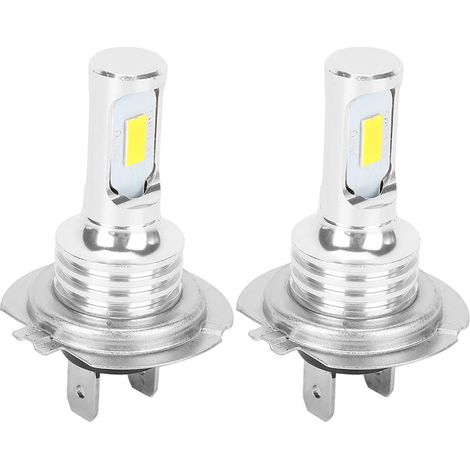 2 pièces H7 80W 8000K antibrouillard avec décodeur lumière jaune universel 12-24V (1/5)