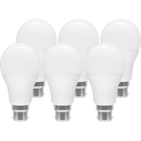 Ampoule LED B22, 12W=100W, Blanc Froid 6500K, 1200LM, Lot de 6 (1/5)