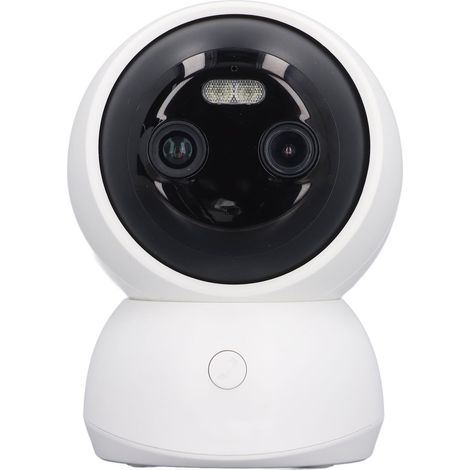 Caméra de sécurité domestique 360° 3MP WiFi sans fil pour intérieur, babyphone, caméra pour animaux avec audio bidirectionnel, prise UE 100-240 V (1/5)