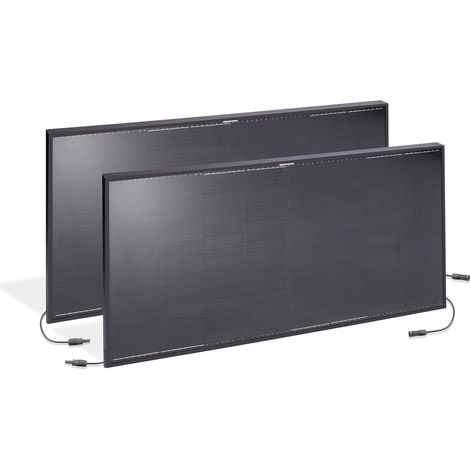 esotec 2x monokristallines Solarmodul, 135Wp, 37V, MC4, wetterfest, 131078 (1/5)