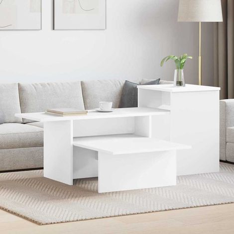 vidaXL  Console Table  White 91.5 x 35 x 38.5 cm Engineered Wood
