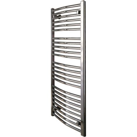 Sèche-serviettes électrique acier chromé TAHITI SURF 500W - 1220 x 600 mm - Finimetal (1/2)