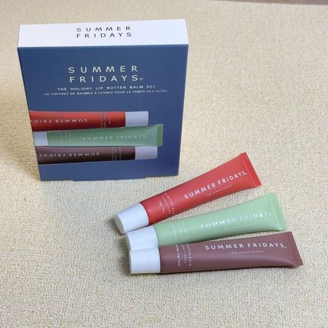 Coffret de gloss SummerFridays - Coffret hydratant (coquelicot + menthe douce + beige vanille) (1/5)